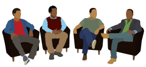 Effe Zitten eerlijke mannen echte gesprekken