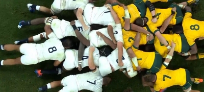 teamwork samenwerken rugby scrum
